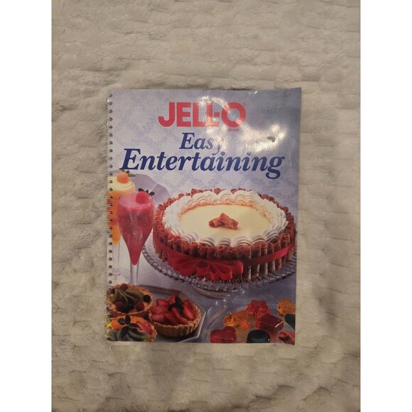 Jell-O Easy Entertaining Spiral-Bound Recipe Book - Picture 1 of 7
